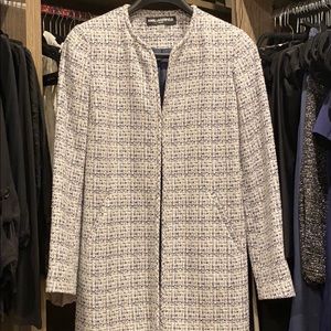 Karl Lagerfeld blue coat, tweed small